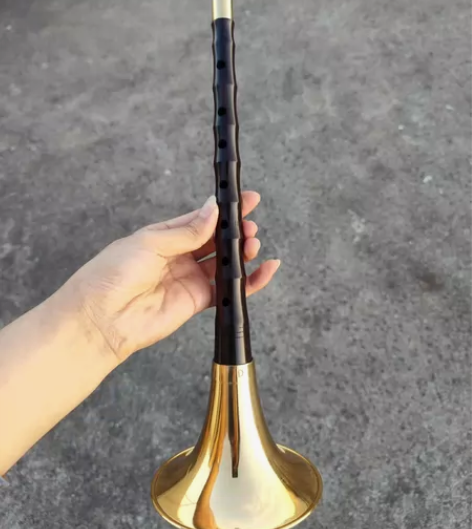 【D调精品黑檀木全新唢呐便宜出】自己家制作...