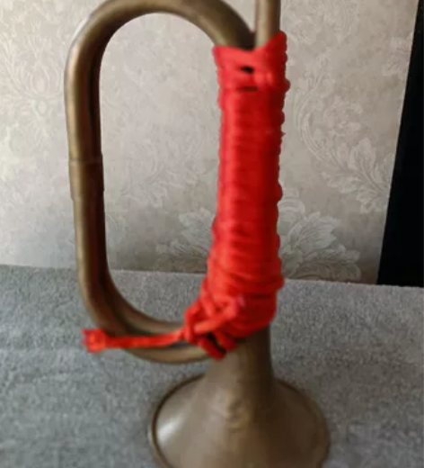 冲锋号 解放前手工军号 纯铜 3卷 品相好...