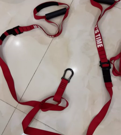 trxtrx悬挂式训练带拉力绳男女士胸肌专...