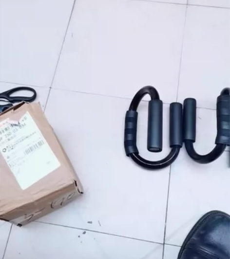 全新 S型俯卧撑支架 H钢制支架男士锻炼胸...