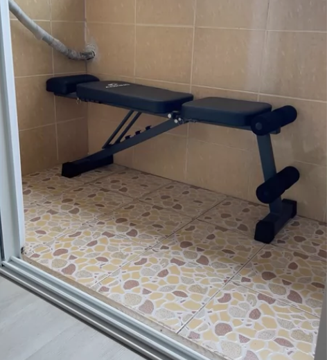 哑铃凳卧推男士家用健身仰卧起坐辅助器材杠铃...