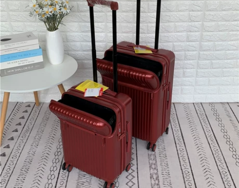 可充电前置开口箱PC拉杆箱hinomoto...