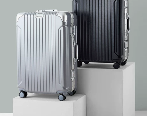 汉客铝框拉杆箱万向轮小型旅行箱24寸行李箱...