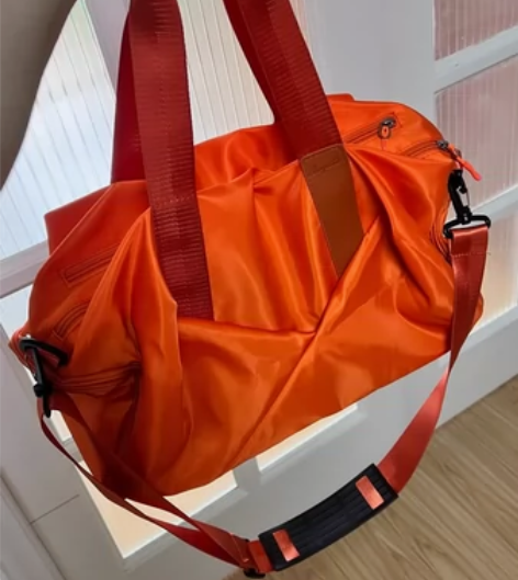 迪卡侬运动健身包女包干湿分离高级感短途旅行...