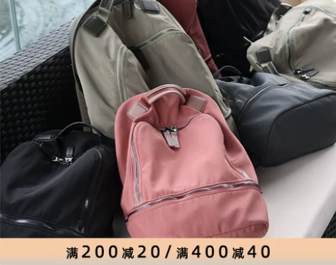 口碑款！干湿分离！日本水洗料配真皮休闲双肩...