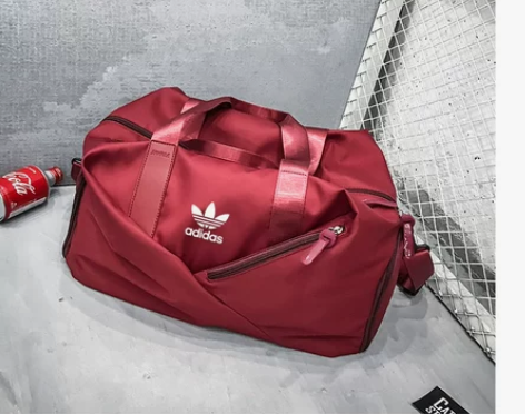 阿迪达斯三叶草运动训练瑜伽健身包男女斜挎包...