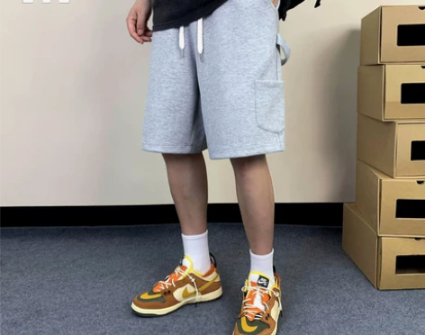 篮球裤五分裤 五分裤中裤香港潮牌休闲短裤男...