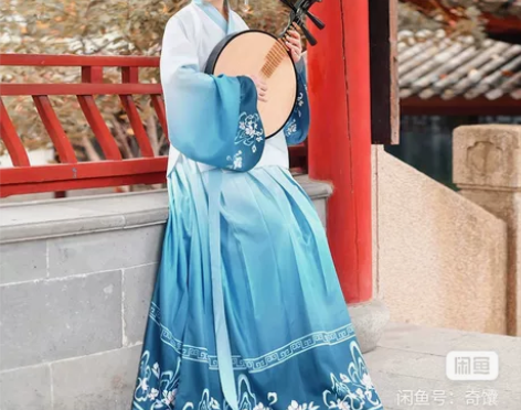 如梦霓裳汉服女装襦裙交领惜春令花朵印花衫裙...