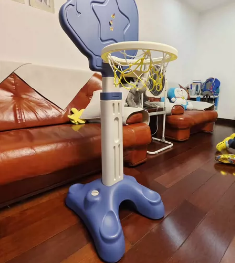 篮球架男孩玩具 孩子大了 闲置出售可调节高...