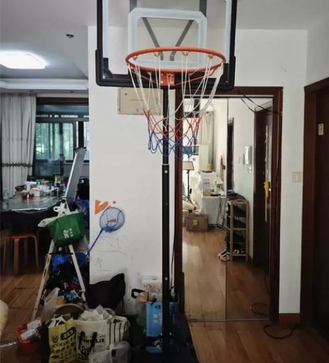 儿童篮球架高度2.6，搬家闲置出售，配合静...