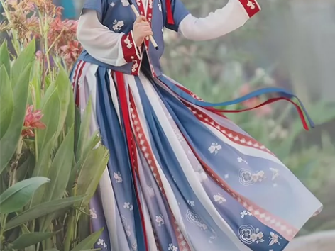 御篇原创汉服女【初秋】唐制褙子半袖圆领衫齐...