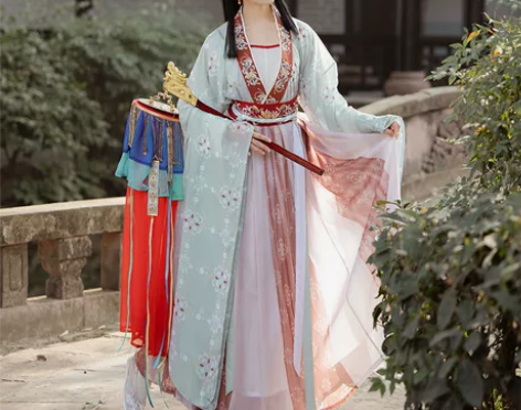 ?耀春长思仙原创汉服女正品南北朝大袖襦衫裙...