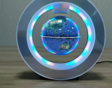 磁悬浮高清地球仪办公室摆件家居装饰自转发光...