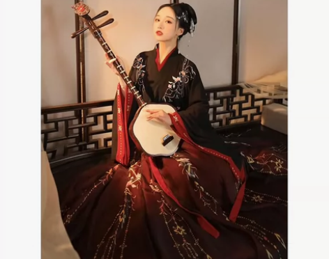 云芳晴绾星辰汉服女中国风交领齐腰襦裙魏晋风...