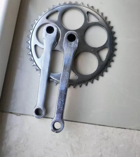 飞鸽26老自行车牙盘，46齿，曲柄，牙盘链...