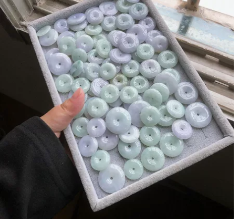 翡翠货平安扣厂家一手批发 10个起18米,...