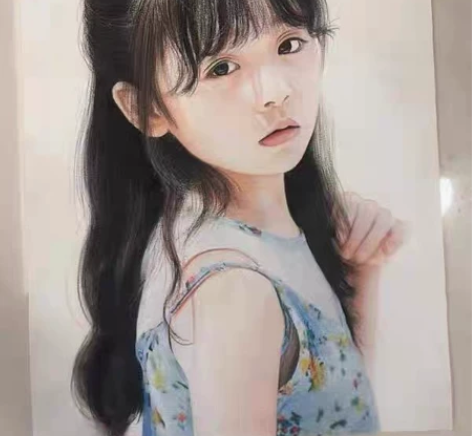 手绘画像 素描/彩铅 包邮送画框