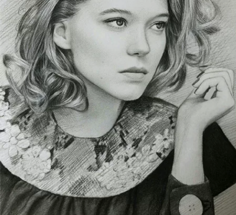 全新 来图定制真人画头像素描画像画彩铅画油...