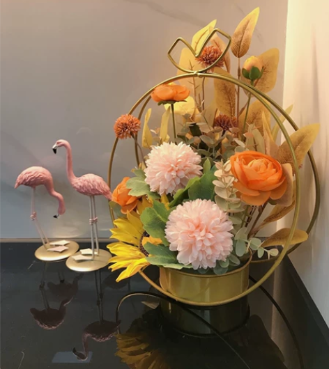 公司公寓采购多的，春日来信北欧轻奢仿真花假...