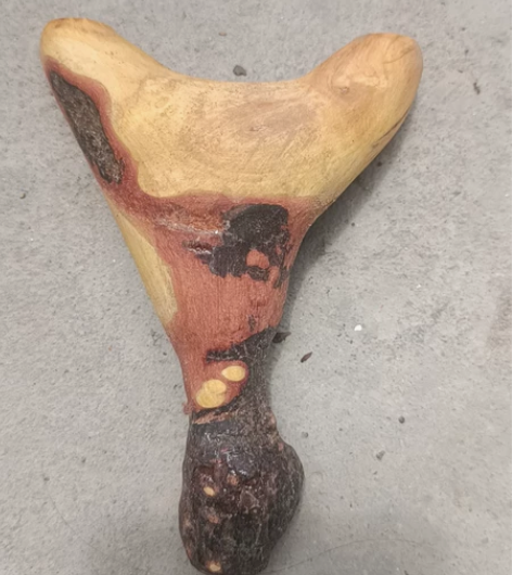 黄荆料鸡腿弓，孔已打好，撑头76，高度11...