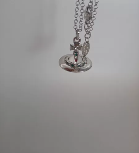 Viviennewestwood  西太后立体土星项链orb...