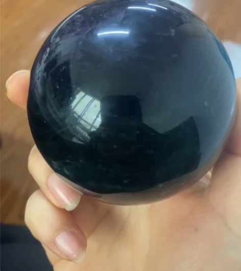 全新 99新 蓝萤石 蓝紫绿萤石大球球 直...