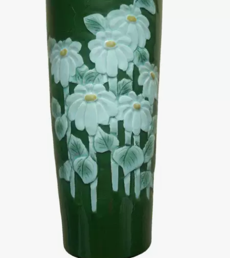 景德镇精美手绘大花瓶。花瓶尺寸：底部直径1...