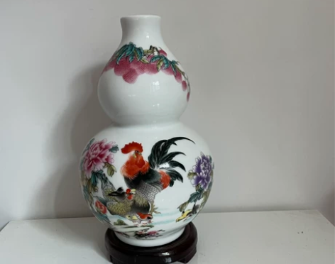 景德镇陶瓷器花瓶葫芦瓶摆件家居客厅酒柜装饰...