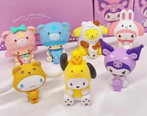 名创优品抱抱小伙伴系列盲盒手办美乐蒂库洛米...