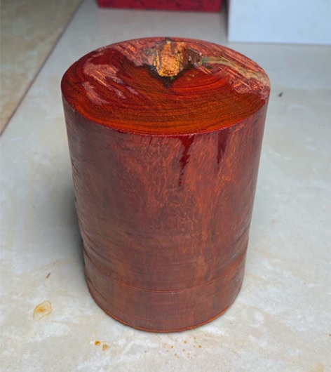 印度小叶紫檀 精品高油高密笔筒心，手串料，...