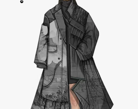 电脑服装效果图  服装效果图 服装电脑效果...