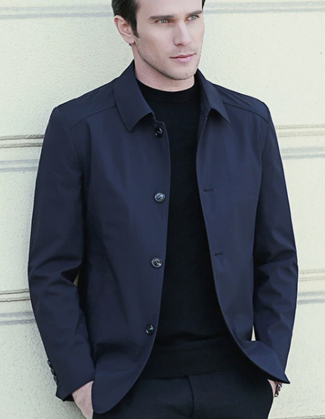 商务夹克 2020新款春季男士外套休闲薄款...