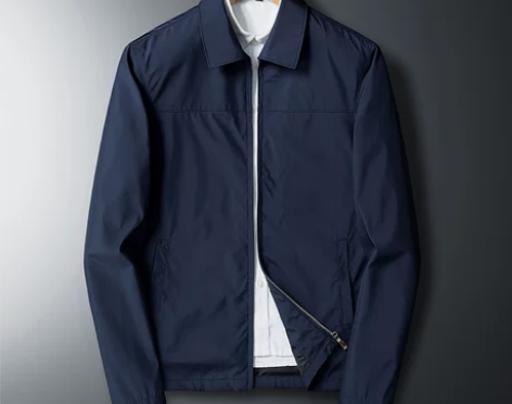 富贵鸟春秋季夹克男加肥加大码商务休闲中老年...