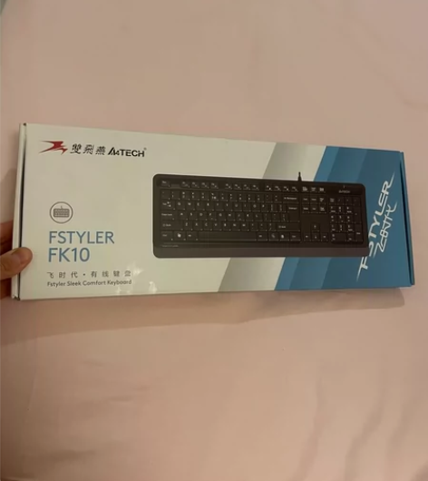 全新 双飞燕FK10有线usb键盘巧克力式...