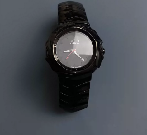 oakley黑刀锋男士腕表现货全新发出带礼...