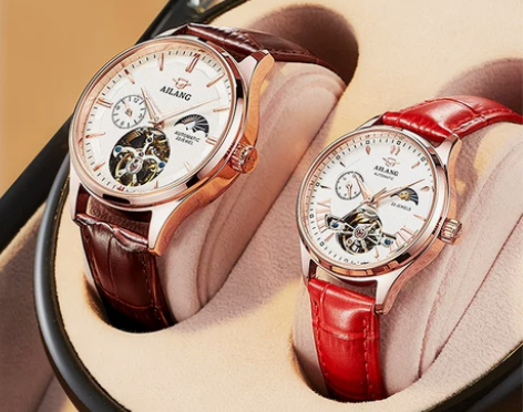 瑞士正品情侣款手表一对机械表女士手表男十大...