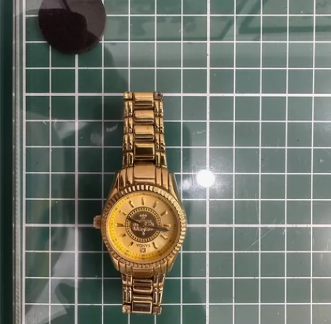 sanda手表au999 自然旧品如图，年...