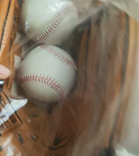 棒球手套金属棒球棒，棒球两个，拍摄道具，只...