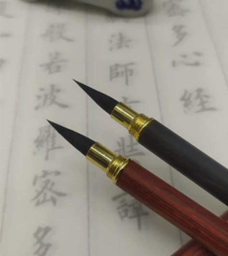 特制红黑檀木抄经小楷毛笔  抄经蝇头小楷毛...