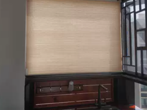 三鑫手动推拉无绳蜂巢帘日夜蜂窝隔音风琴窗帘...