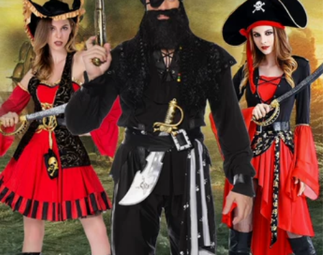 万圣节服装成人男女cosplay加勒比海盗...