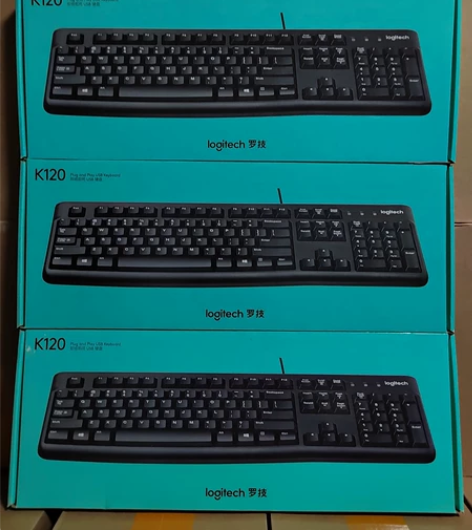 罗技k120键盘usb接口全新未拆封 10...