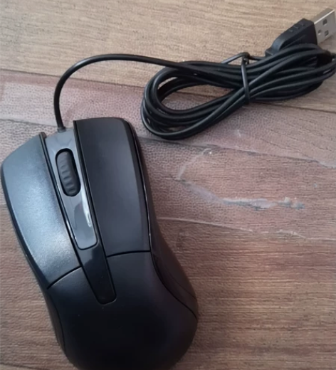 雷柏有线N120鼠标，全新未使用，无包装盒...