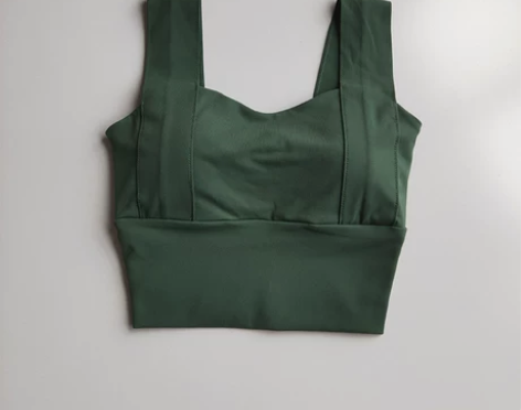 无钢圈U型定型运动健身瑜伽内衣速干防震聚拢...