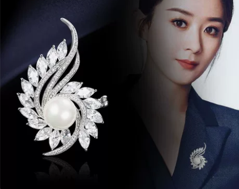 胸针ins潮个性高档女奢华女士胸花别针百搭...