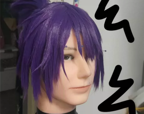 野良神夜斗武士头祸津神cosplay假发定...