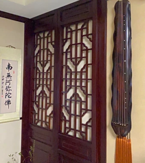 古琴挂钩初学者新手古琴挂钉墙壁挂钩红木紫光...