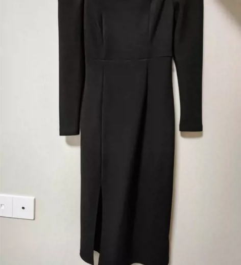 拉夏贝尔Homme 修身桃心领秋季连衣裙 ...