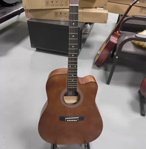 【1288买的一次没用】单板吉他全新38寸...