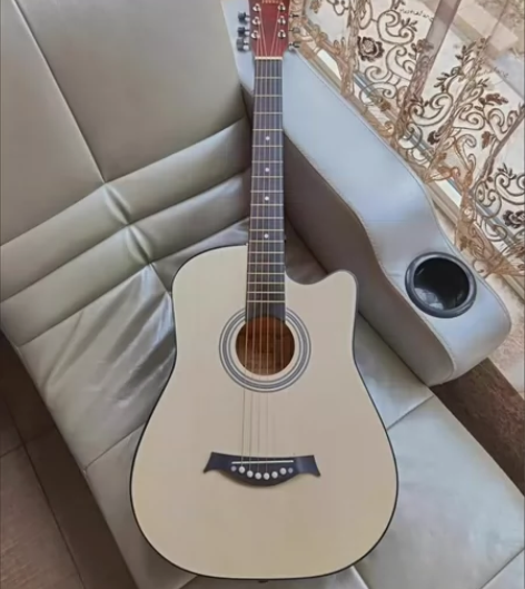 41寸单板吉他初学者学生38寸民谣木吉他新...